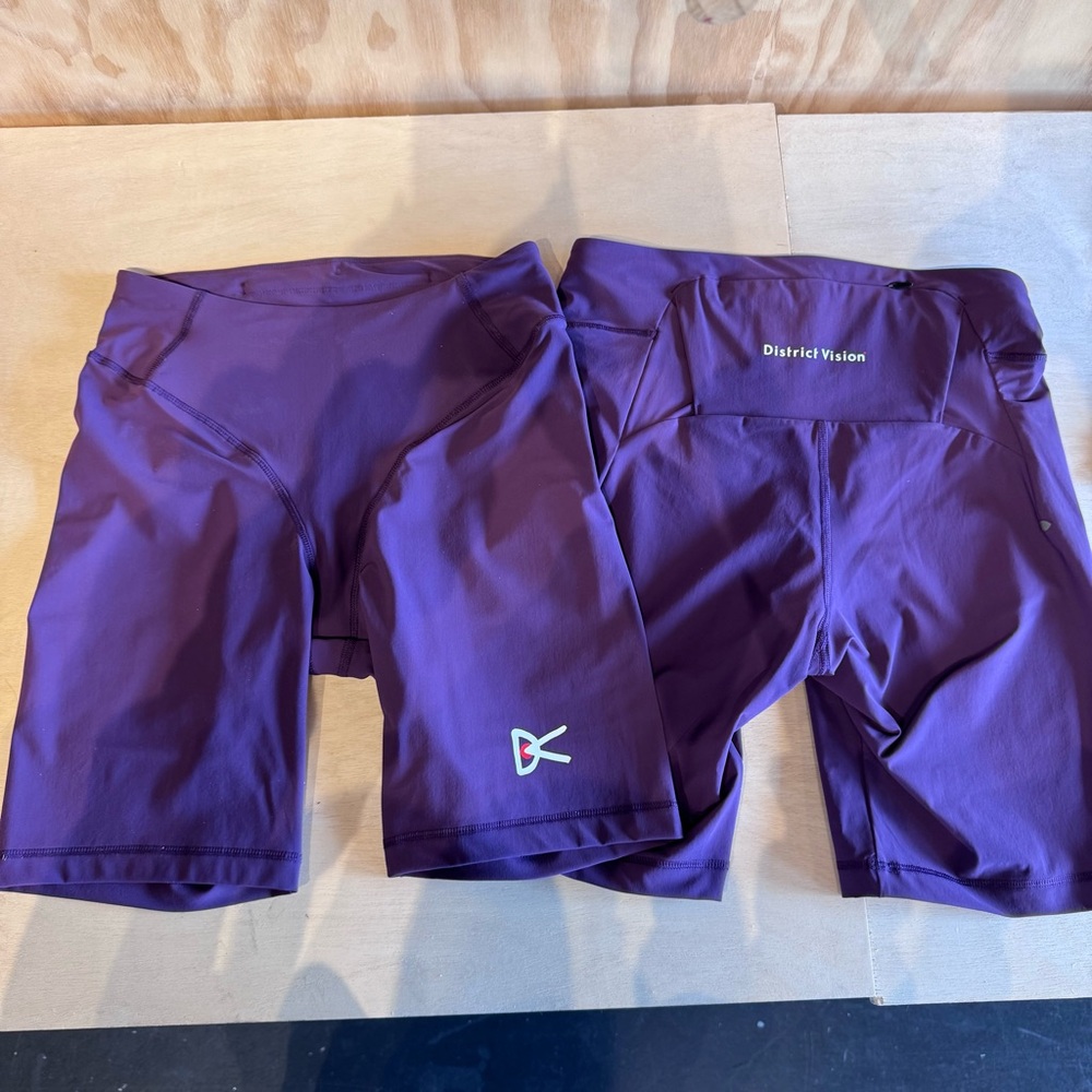 District Purple Women's Bike Shorts